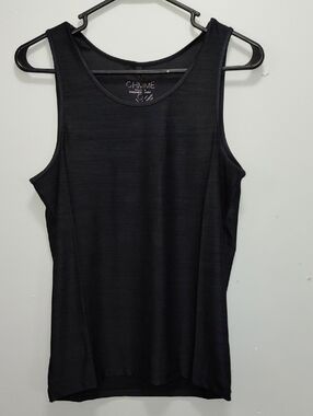 Ohmme Men's Black Vajra II Yoga Tank Top Small